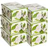 Lavatelli Set 6 Scatole Armadio Portaoggetti con Coperchio - Organizer Cambio Stagione in Cartone 39x50x24 cm - Made in Italy, Resistenti, Facili da Montare, con Maniglie, CAMELIE