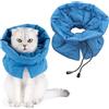 Jiavlyx Animali Domestici Morbido Anti Morso Collare, Collare Per Recupero Gatto, Collare A Cono Per Gatti Con Collo Regolabile, Collare Per Il Recupero Dei Gatti, Impedisce Di Leccare Le Ferite