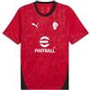 PUMA A.C. Milan - Maglia Training, Maglia Gara da Allenamento, Stagione 2025/2026, Prodotto Ufficiale, Adulto, Rosso, L