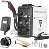STAHLWERK Saldatrice STAHLWERK MIG MAG 160 M IGBT Unità combinata 5 in 1 completamente sinergica con 160 Amp reali e 2 rulli di azionamento/filo animato, MIG MAG, ARC MMA, Lift TIG