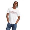 G-STAR Uomo Chain Logo T-Shirt, Bianco (white D25139-336-110), S