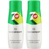 SodaStream Concentrato per preparare sette bevande dissetanti gassate aromatizzate, 440 ml per preparare fino a 9 litri di bibite gassate (Confezione da 2)
