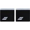 Babolat Unisex Adult Wristband Spugna Logo Taglia Unica Colore Nero/Bianco Rapido Assorbimento del Sudore Larghezza 7,5 cm Cinturino da Polso Fitness Tennis Badminton Padel