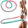 Fukaisu Hula Hoop Ponderato, Pieghevole Hula Hoop Infinity Molla Morbida per Allenamento Vita & Perdita Peso Esercizio Allenamento Attrezzatura Fitness per Adulti Donne Casa Viaggio