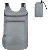 Disnace Zaino Pieghevole Ultraleggero, Zaino da Viaggio Impermeabile Uomo e Donna, Foldable Backpack Zainetto Piccolo Hiking Viaggio Escursione Ciclismo Sport Campeggio per Uomo Donna (Grigio)