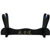 Shop SoftAir® Supporto Piedistallo Espositore in Legno per Katana 1 Posto da Tavolo Tessuto Blu e Storia Samurai