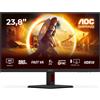 Aoc G4 Q24G4RE Monitor Gaming 23.8" QuadHD 2560x1440 180Hz IPS 1ms HDR10 Nero Rosso