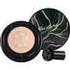 LICHENGTAI Mushroom Head Air Cushion BB Cream, CC Cream, Crema Fondotinta, Correttore Duraturo Idratante Illuminante, Coprente Imperfezioni Copertura Fondotinta, Bianco Naturale