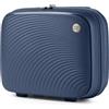 British Traveller Beauty Case Valigia Trolley Polipropilene Trousse da Viaggio, 36cm, Blu