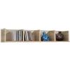 FMD 13Casa - Hand A5 - Mensola. Dim: 92x17x16,5 h cm. Col: Rovere. Mat: Truciolare., beige, legno