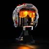 GEAMENT Set di Luci LED Compatibile Con LEGO Casco di Luke Skywalker (Red Five) - Kit Di Illuminazione per Star Wars 75327 (Modello di mattoncini non incluso)