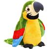 MAGIC SELECT Pappagallo Parlante e Canterino. Giocattolo Elettronico Peluche che Riproduce la Voce Ripete Quello Che Dici e Cantare Canzoni in Varie Lingue. Batteria Ricaricabile USB.