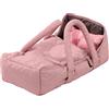 Götz 3403365 Lettino per Bambole Soft Mood - Opzione di Trasporto Ideale Bambole in Piedi di Dimensioni comprese tra 27 cm e 36 cm