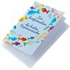 Perleberg Biglietto per cresima - Basic Classic Collection - Biglietto di auguri per cresima con motivo a pesce, biglietto per cresima con busta in colore coordinato in 11,6 x 16,6 cm
