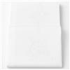 Corredocasa - Completo Lenzuola Matrimoniale Ricamato in Misto Lino Bianco - Set 4 Pezzi con Lenzuolo Sopra 250x280 cm, Sotto con Angoli 180x200+25 cm e 2 Federe - Biancheria da Letto Elegante