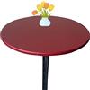 Morbuy Tovaglia Rotondo con Bordo Elastico, Tinta Unita Tovaglie da Tavola Impermeabile Antimacchia Classico Tovaglia per Salotto caffè Pranzo Giardino Decorazione (100cm,Rosso)