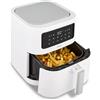 MEDION E40 XL friggitrice ad aria calda (5,2 L, airfryer, 2 150 W, 9 programmi automatici, funzione forno, frittura senza olio, pannello touch, display LED), opaca