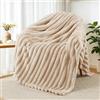 Exclusivo Mezcla Coperta in Pile Reversibile, Leggera e Morbida, 130x150 cm