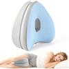 Dioxide Cuscino per Gambe, Cuscino Gambe per Dormire per Dormitori Laterali con Memory Foam, Cuscino per Ginocchia per Fianchi per Gambe, Ginocchia, Anche, Schiena e Gravidanza (Blu)