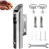 CPROSP 1 Pcs Posacenere da Muro Esterni 28.5 * 6.5 cm, Posacenere da Parete per Esterno in Acciaio Inox, per Giardini, Cortili, Balconi, Ville Controllo, Degli Odori con Chiave di Serraggio