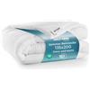 DecoKing Piumino Estivo 135 x 200 cm, Piumone Leggero per Letto Singolo, 100% Imbottitura in Fibra Cava, Trapunta estiva in microfibra, Oeko-Tex Standard 100, Bianco, Inez
