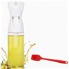 Spruzzatore E Dosatore Olio 2 In 1 In Vetro 250 Ml – Per Cucina, BBQ E Friggitrice Ad Aria