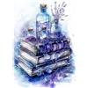 NEWENMO 5D Libro di Fantasia Diamond Painting Kit,Magica Bottiglia di Pozione Pittura Diamante per Adulti,DIY Diamant Crystal Art Kits,Ricamo a Punto Croce Artigianale,per Decorazione Casa 30x40cm