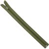 AERZETIX - Set di 10 Cerniere lampo a spirale N°5 30cm separabili con cursore - in metallo nylon poliestere - colore verde militare - per cucito artigianato creazioni tessili