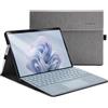 Omnpak Custodia per tablet Surface Pro 11, Pro 10,Pro 9 per Business Custodia con portapenne, angolo di visualizzazione multiplo regolabile, compatibile con la tastiera Type Cover