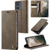 Phernykas Cover per Motorola Moto Edge 50 Fusion Libro Pelle Portafoglio, [Porta Carte] [Magnetica] Premium PU Flip Wallet Custodia Cellulare Protection per Moto Edge 50 Fusion Leather Case, Caffè