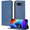 XINYEXIN Custodia per Google Pixel 9a, Cover a Libro in Pelle PU con Blocco RFID, Slot per Carte, Supporto, Protezione Completa Antiurto - Blu