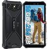 OUKITEL G3 Rugged Smartphone, 16GB+256GB/1TB Telefono Indistruttibile, 6300mAh Batteria, 6.0 Cellulare da Lavoro, 13MP+5MP Fotocamera, Android 14, 4G Dual SIM/IP68/IP69K/GPS/OTG/FACE ID/3.5mm Jack