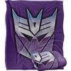 LOGOVISION Transformers Decepticon Shine Coperta super morbida al tatto setoso - 152 x 127 cm