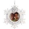 Hallmark Dayspring Our First Christmas Photo Holder 2024 - Decorazione natalizia