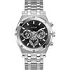 GUESS Men's Sport Multifunction 44mm Watch - Gunmetal & Blue Dial with Gunmetal Stainless Steel Case & Bracelet