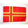 AZ FLAG Bandiera Normandia Croce di sant'Olaf 45x30 cm Cordini | Uso interno ed esterno bandiera decorativa normanna doppie cuciture e bordi rinforzati poliestere 100D