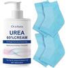 Znnhnn Crema Urea, Calzini con tacco in gel, Crema Urea Piedi, Calzini idratanti per tallone, idratante piedi, Crema piedi secchi screpolati, per Piedi, Mani, Talloni, Gomiti, Unghie e Ginocchia
