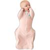 Love To Dream Swaddle Up, Medium 6-8.5 kg - Rosa, vestibilità aderente, supporta una sana routine di sonno, 1.0 Tog, ideale per temperature 20-24 °C, cotone lavabile in lavatrice e doppia cerniera per