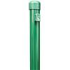 Alberts 613211 Paletto per recinzioni in rete metallica | per il fissaggio con zoccoli a innesto a terra | zincato, plastificato verde | lunghezza 1665 mm | paletto Ø 34 mm