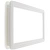 cyclingcolors oblò finestra per porta da garage rettangolare in PVC bianco con clip