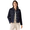 Cecil B212604 Giacca di Jeans Rinsed Wash, Lavaggio a Secco, S Donna