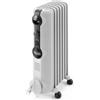 DeLonghi TRRS0715 Radia S Radiatore ad Olio 7 Elementi 1500Watt 3 Livelli Ruote Avvolgicavo