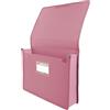 Grafoplás Grafoplas - Cartella con soffietto maxi e gomma, formato A4+, 26 x 34,5 x 8 cm, rosa, capacità extra per documenti di carta, collezione di cancelleria like, perfetto materiale scolastico e da ufficio
