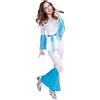 amscan 9905721 - Costume da Regina Pop Anni '70, Taglia: 46-48, Bianco