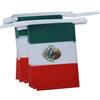 AZ FLAG Ghirlanda 12 Metri 20 Bandiere Messico 45x30cm - Bandiera Messicana 30 x 45 cm - Festone BANDIERINE