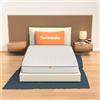 miasuite i sogni italiani H14 Materasso Ortopedico con Rivestimento in Cottone, Water Foam e Poliuretano, Bianco, alla Francese, 140 x 190 x 14 cm