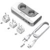 BESTEK 200W Convertitore Universale di Tensione da 110V a 220V Adattatore da Viaggio 2 Prese AC e 4 Porte USB, Adattatore di Alimentazione in USA JP Australia