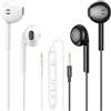 MAS CARNEY Auricolari con filo WH9, Cuffie In-Ear con Microfono, Compatibili con Samsung Huawei Vivo Oppo Mi Redmi, Pacco da 2