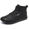 HOBIBEAR Scarpe invernali a piedi nudi per uomo e donna, con calda imbottitura, larghe, taglie EU 37-47, Nero , 44 EU