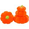 Tikwisdom Arancione simulazione zucca peluche, zucca e bambola, regalo caldo per le vacanze (diametro 20 cm)